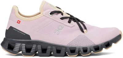 On Cloud X 3 Ad Sneakers In Mauve/magnet