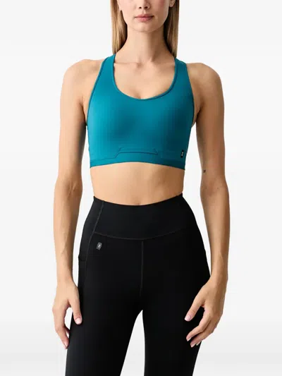 On Racerback Sports Bra In Blue