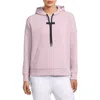 On Logo Stretch-jersey Hooded Sweatshirt In Fade