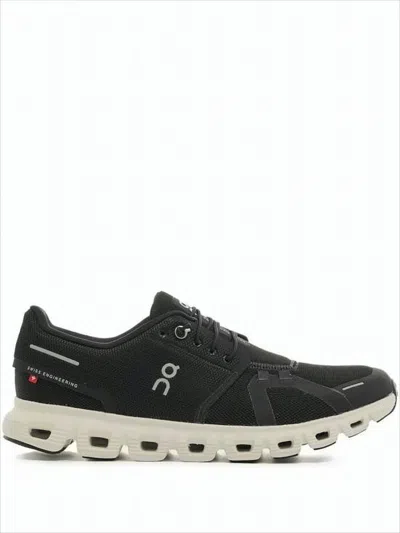 On Recycled Polyester Sport Sneakers With Innovative Cushiing In Black
