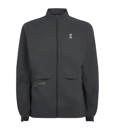 On Reflective Lumos Weather Jacket In Black