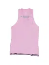 On Reflective Panel Tank Top In Pink