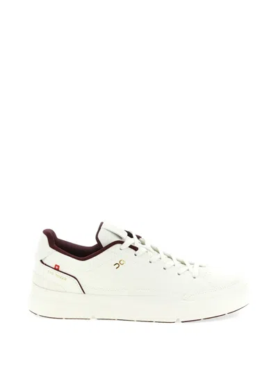On Low Sneakers Perforated Toe Lace Up Design In Multi