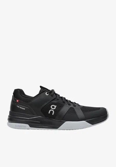 On Roger Clubhouse Pro Tennis Sneakers In Black