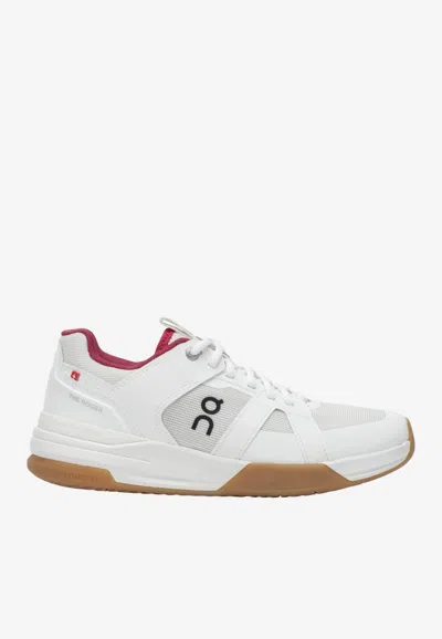 On Running The Roger Clubhouse Pro Tennis Shoes In Ivory In White