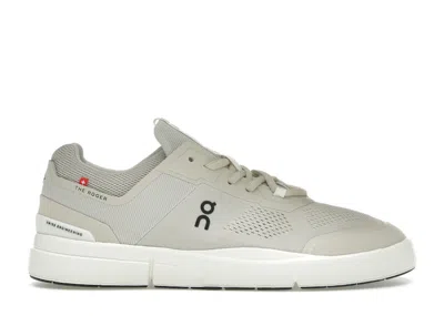 Pre-owned On Roger Spin (women's) Sneakers In Sand/ivory