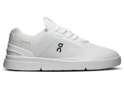 Pre-owned On Roger Spin (women's) Sneakers In White/black
