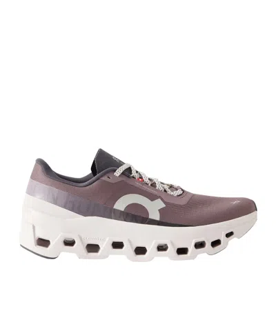 On Rubber Trimmed Mesh Sneakers In Animal Print