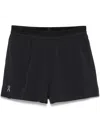 On 2/1 Performance Shorts In Black