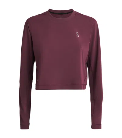 On Running Active Long-t Top In Purple