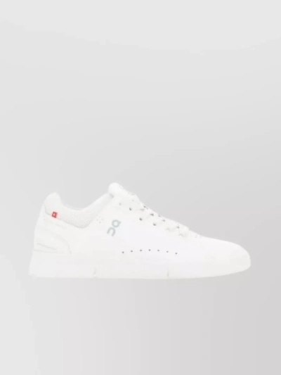 On Running Advantage Sneakers With Synthetic Leather And Mesh In White