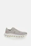 On Running Beige Lace Up Sneakers In Gray