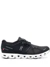 On Running Black Cloud 5 Low Top Sneakers In Black