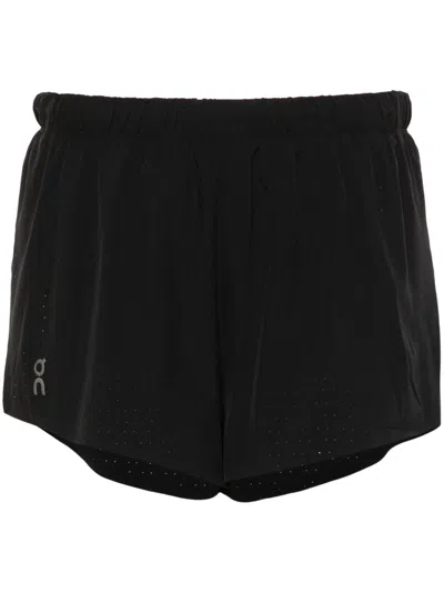 On Running Logo-print Shorts In Black
