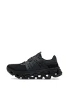 On Running Black Polyester Rubber Cloudswift Amp 1 Sneakers In Black