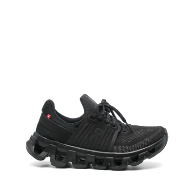 On Running Black Polyester Sneakers