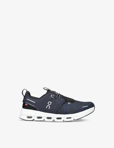 On Kids' Cloud Sky Mesh Low-top Trainers Navy