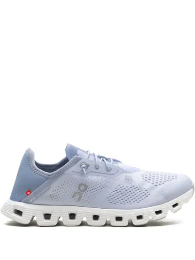 On Running Cloud 5 Coast "heather/chambray" Sneakers In Blue