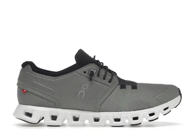 Pre-owned On Running Cloud 5 Green (women's) Sneakers In Kelp/shadow