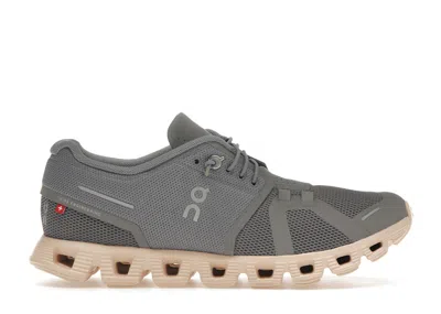 Pre-owned On Running Cloud 5 Grey (women's) Sneakers In Zinc/shell