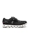 On Running Cloud 5 Panelled Mesh Sneakers In Black