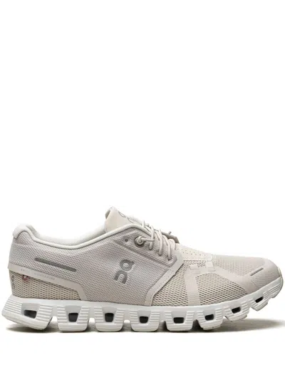 On Running Cloud 5 Low-top Sneakers In Pearl/white