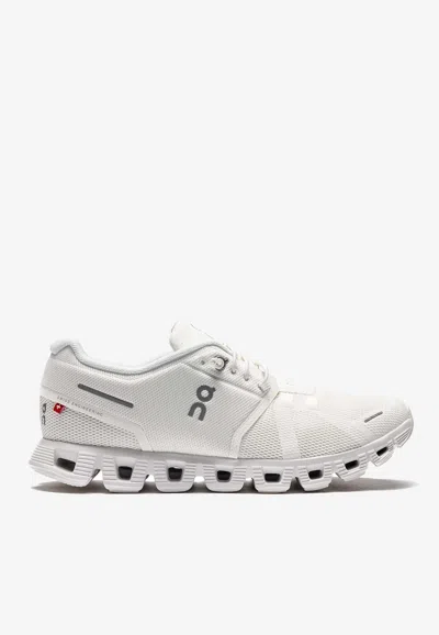 On Running Cloud 5 Low-top Sneakers In White