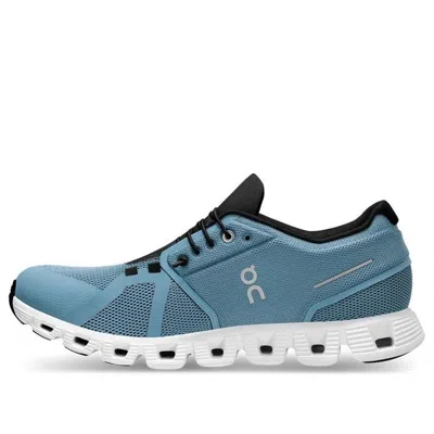 On Running Cloud 5 'niagara Black' In Blue