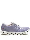 On Running On Cloud 5 Panelled Mesh Sneakers In Purple