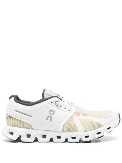 On Running Cloud 5 Push Sneakers In Green/grey