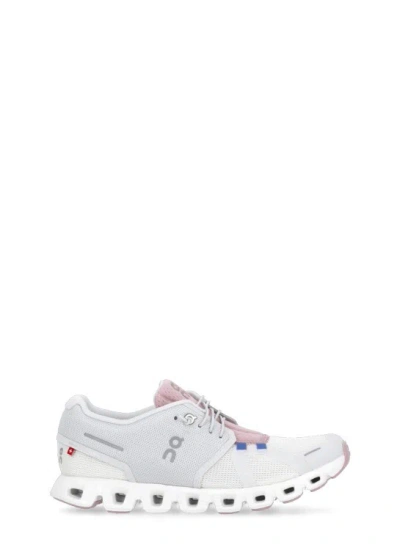 On Running Cloud 5 Push Panelled-design Sneakers In White