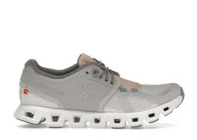 Pre-owned On Running Cloud 5 Push (women's) Sneakers In Glacier/undyed White