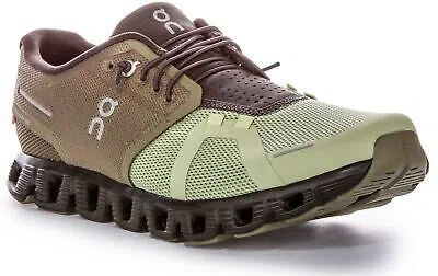 Pre-owned On Running Cloud 5 Reflective Shell Cloudtec Mens Sneaker Olivegreen Us 6 -13