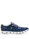 On Women's Cloud 5 Running Shoes In Denim/white In Blue