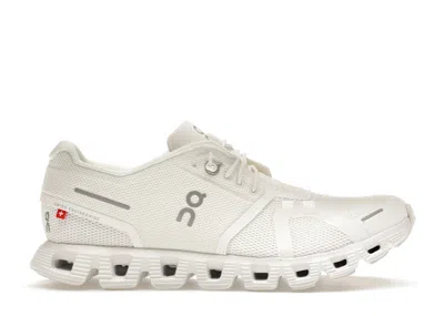Pre-owned On Running Cloud 5 Undyed (women's) Sneakers In White/gum