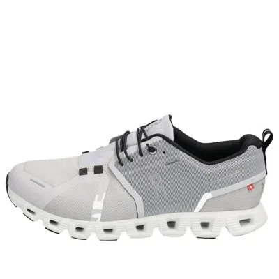 On Running Cloud 5 Waterproof 'glacier Grey White'
