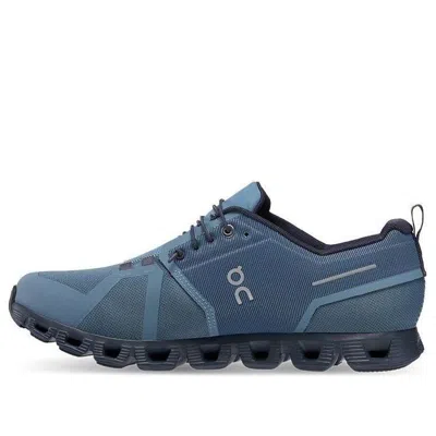 On Running Cloud 5 Waterproof 'metal Grey Navy'