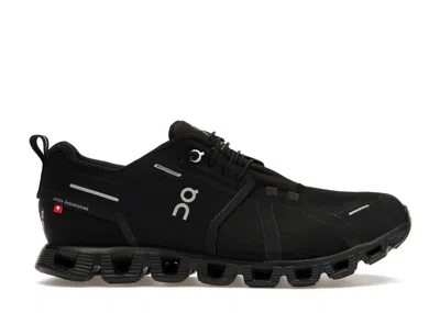 Pre-owned On Running Cloud 5 Waterproof (women's) Sneakers In All Black