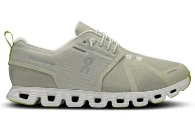 Pre-owned On Running Cloud 5 Waterproof (women's) Sneakers In Chalk/ice