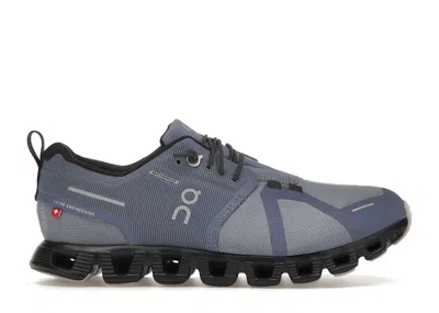 Pre-owned On Running Cloud 5 Waterproof (women's) Sneakers In Shale/magnet