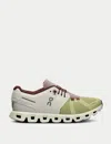On Running Cloud 5 Mesh Sneakers In White
