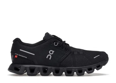 Pre-owned On Running Cloud 5 (women's) Sneakers In All Black