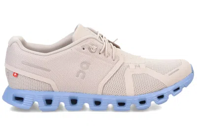 Pre-owned On Running Cloud 5 (women's) Sneakers In Pearl/neptune