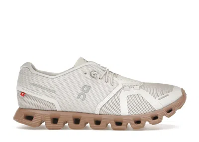 Pre-owned On Running Cloud 5 (women's) Sneakers In Sand/rosebrown