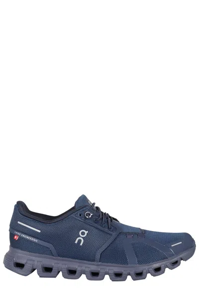 On Running Cloud 6 Active Sneakers With Quick-lacing System In Blue