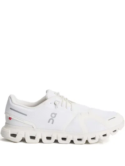On White Cloud 6 Breathable Mesh Running Sneakers