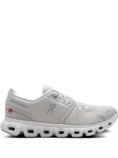 On Running Cloud 6 Lace-up Sneakers In Gray