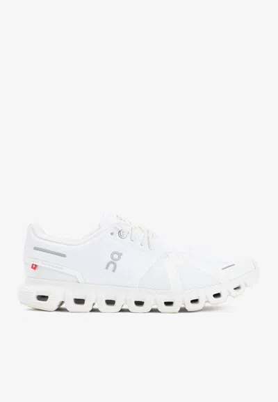 On Running Cloud 6 Low-top Sneakers In White