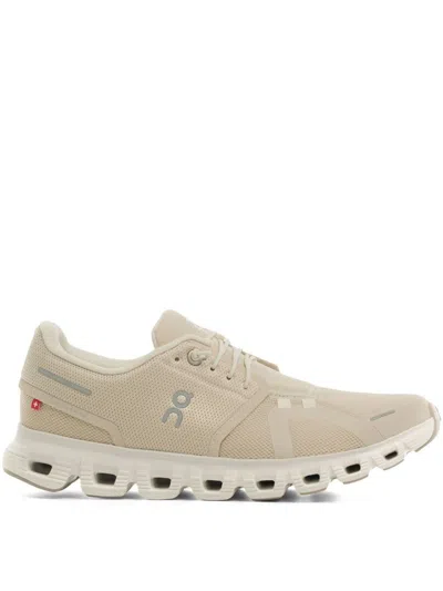 On Running Cloud 6 Trainers In Beige