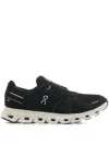On Running Cloud 5 Panelled Mesh Sneakers In Black